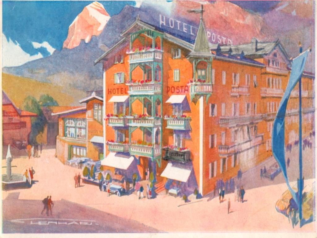 Hotel De La Poste Cortina dʼAmpezzo Extérieur photo
